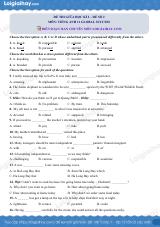 Đề thi giữa kì 2 Tiếng Anh 11 Global Success - Đề số 2